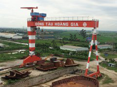 MEC250t- 60m Shipbuilding gantry crane